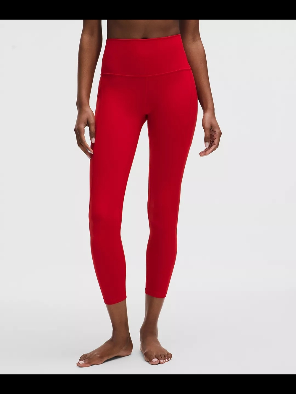 Lululemon Oxford Red Leggings & Bra Set